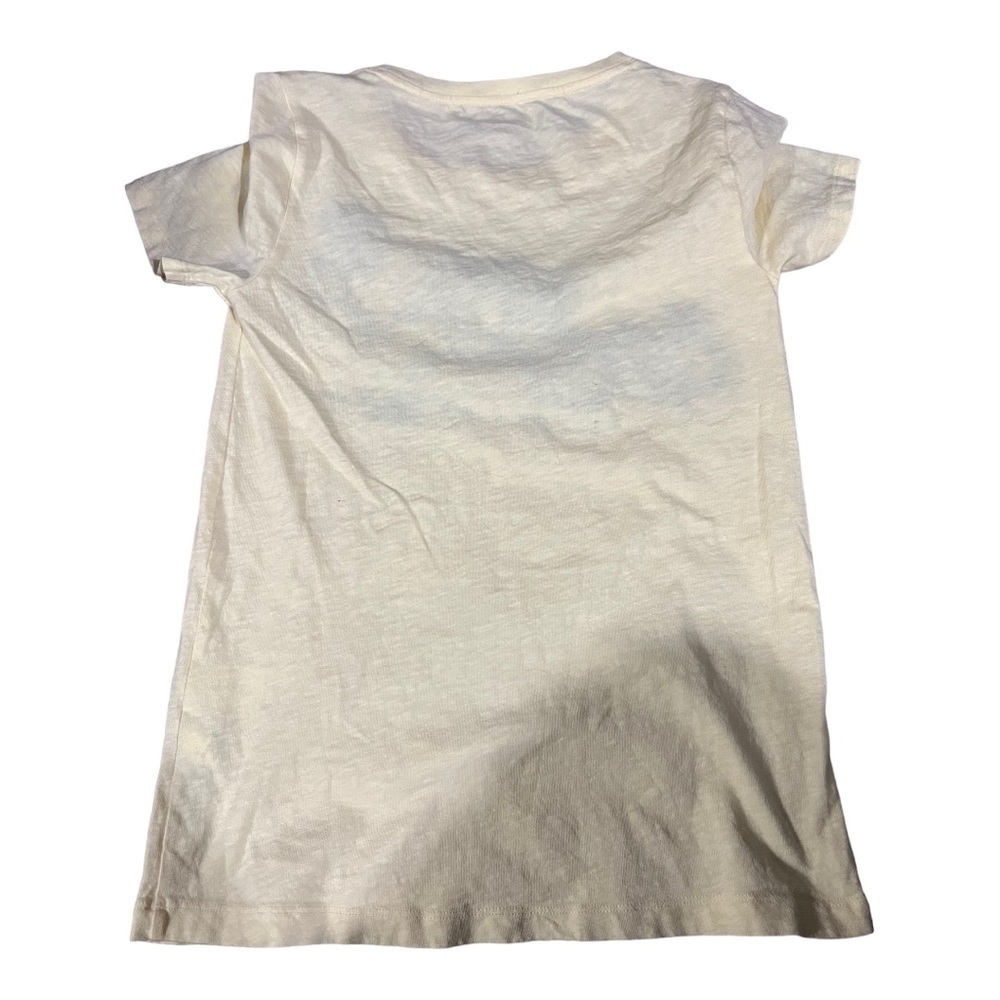 J. Crew knit goods yellow organic tee shirt womens XS. - Picture 6 of 9
